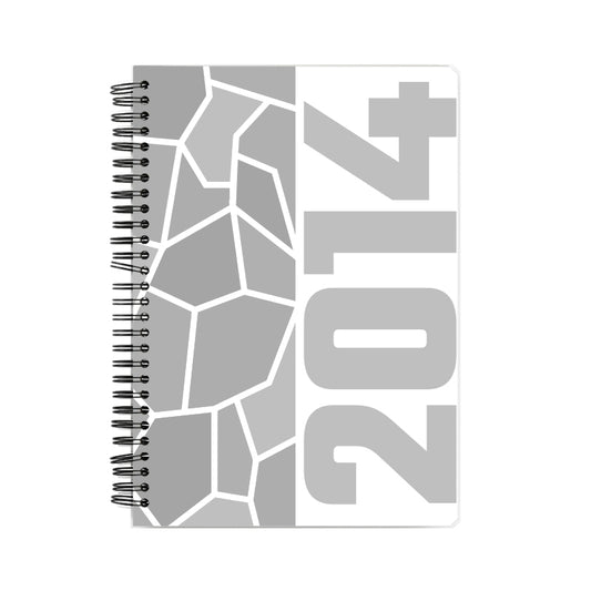 2014 Year Notebook (White, A5 Size, 100 Pages, Ruled)