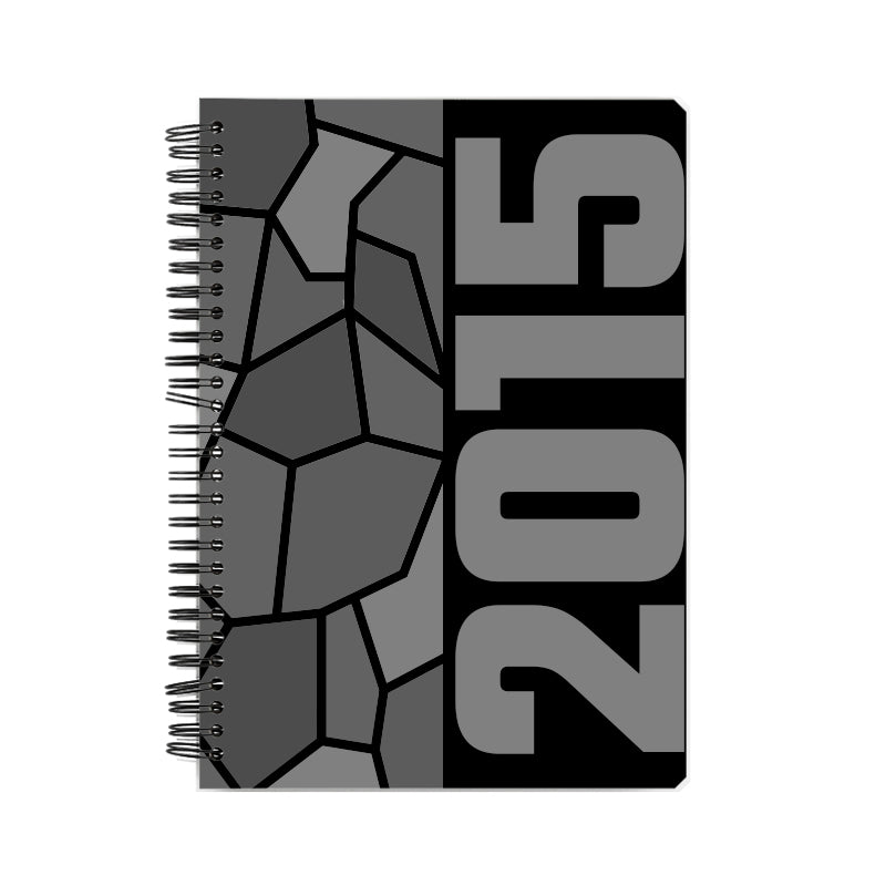 2015 Year Notebook (Black, A5 Size, 100 Pages, Ruled)