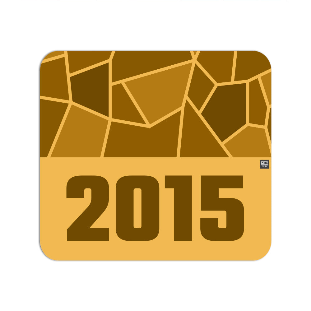 2015 Year Mousepad (Golden Yellow)
