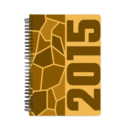 2015 Year Notebook (Golden Yellow, A5 Size, 100 Pages, Ruled)