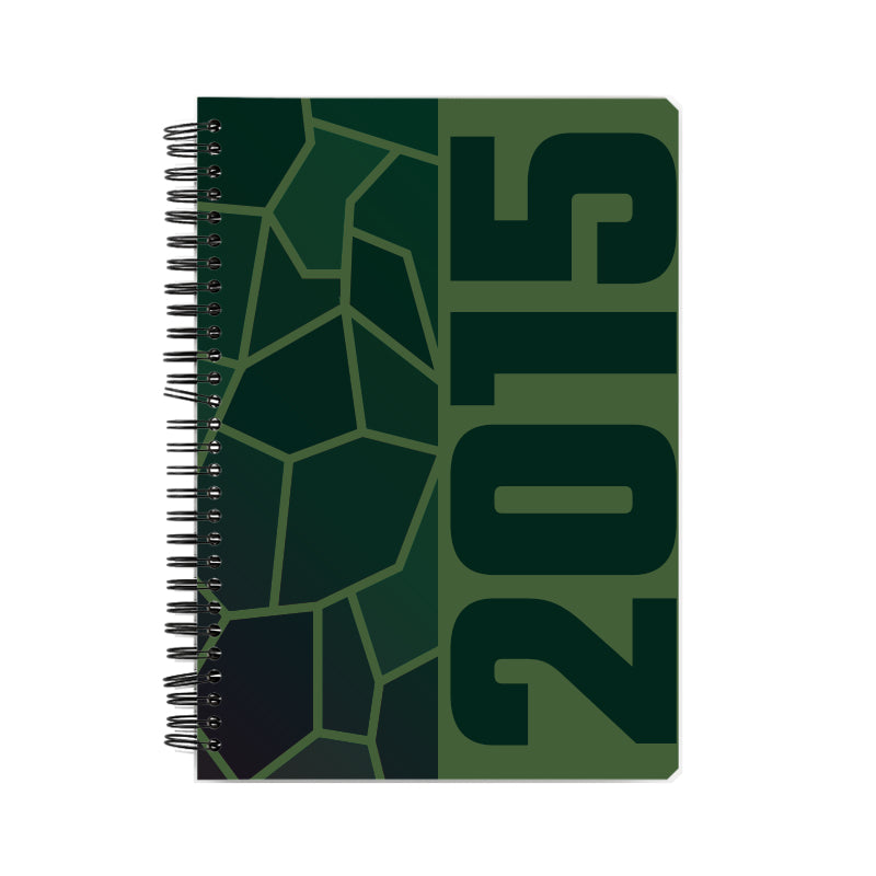 2015 Year Notebook (Olive Green, A5 Size, 100 Pages, Ruled)