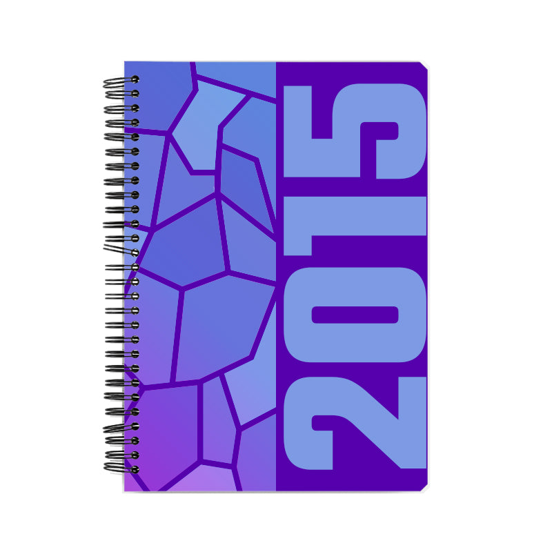 2015 Year Notebook (Purple, A5 Size, 100 Pages, Ruled)