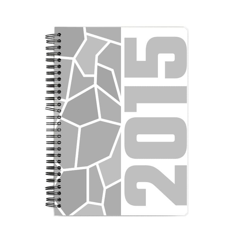 2015 Year Notebook (White, A5 Size, 100 Pages, Ruled)