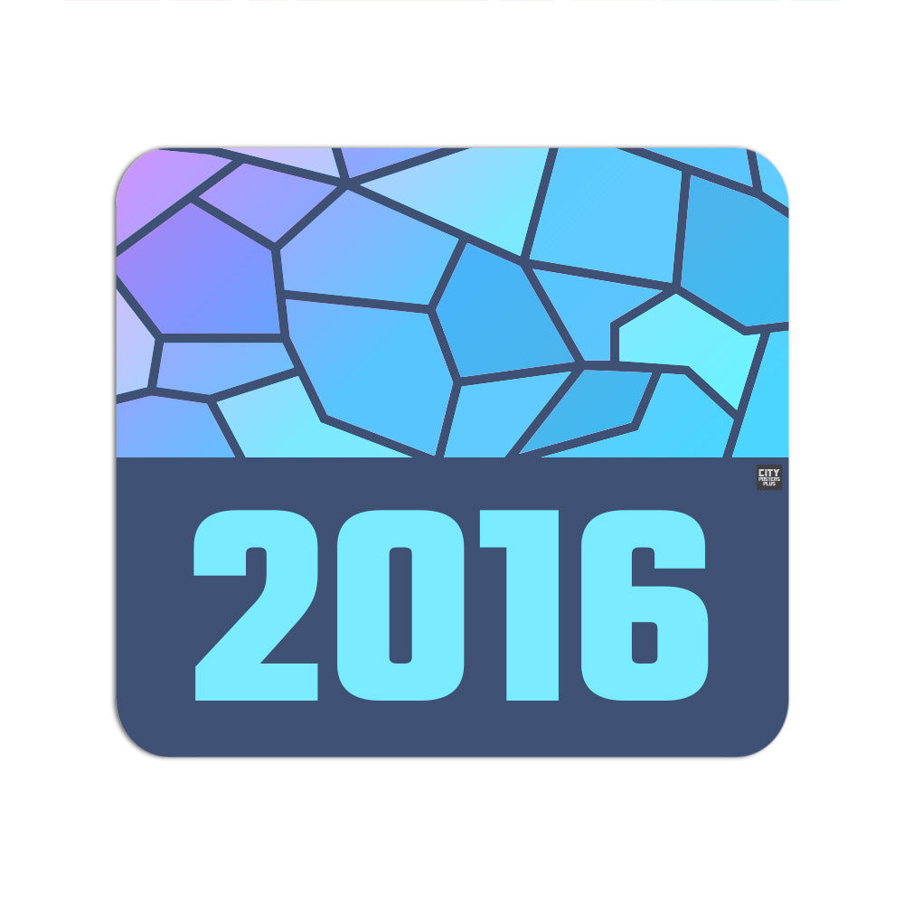 2016 Year Mousepad (Navy Blue)