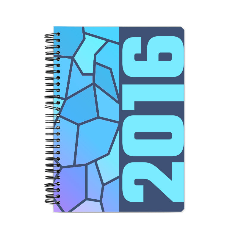 2016 Year Notebook (Navy Blue, A5 Size, 100 Pages, Ruled)