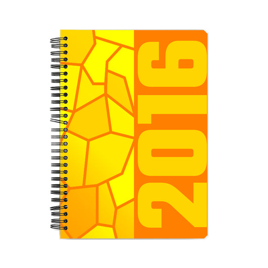 2016 Year Notebook (Orange, A5 Size, 100 Pages, Ruled)