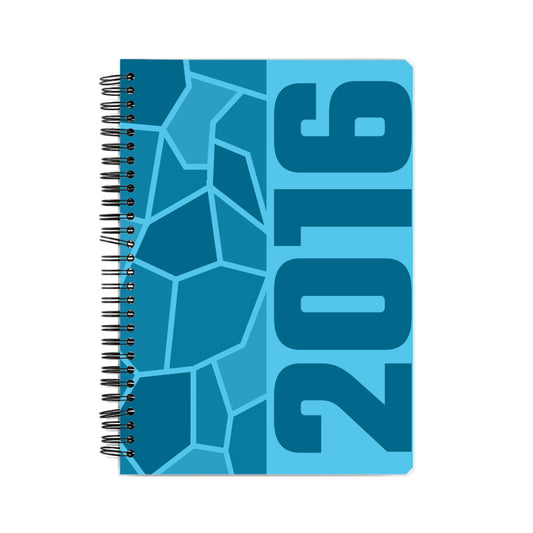 2016 Year Notebook (Sky Blue, A5 Size, 100 Pages, Ruled)