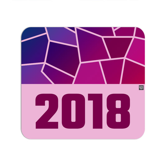 2018 Year Mousepad (Light Pink)