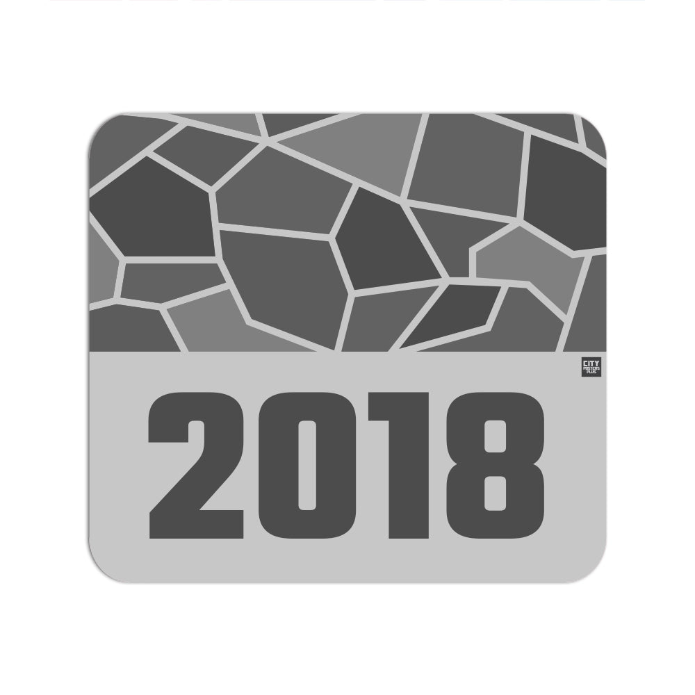 2018 Year Mousepad (Melange Grey)