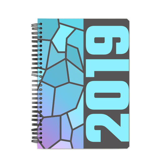 2019 Year Notebook (Charcoal Grey, A5 Size, 100 Pages, Ruled)