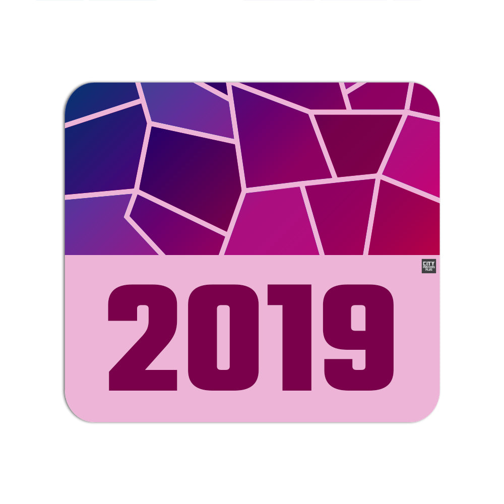 2019 Year Mousepad (Light Pink)