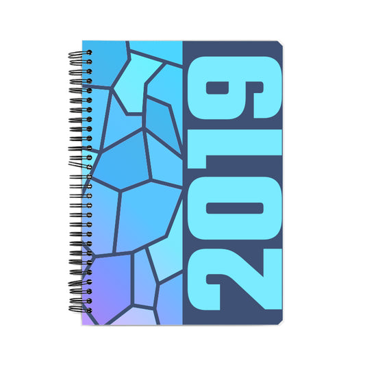 2019 Year Notebook (Navy Blue, A5 Size, 100 Pages, Ruled)