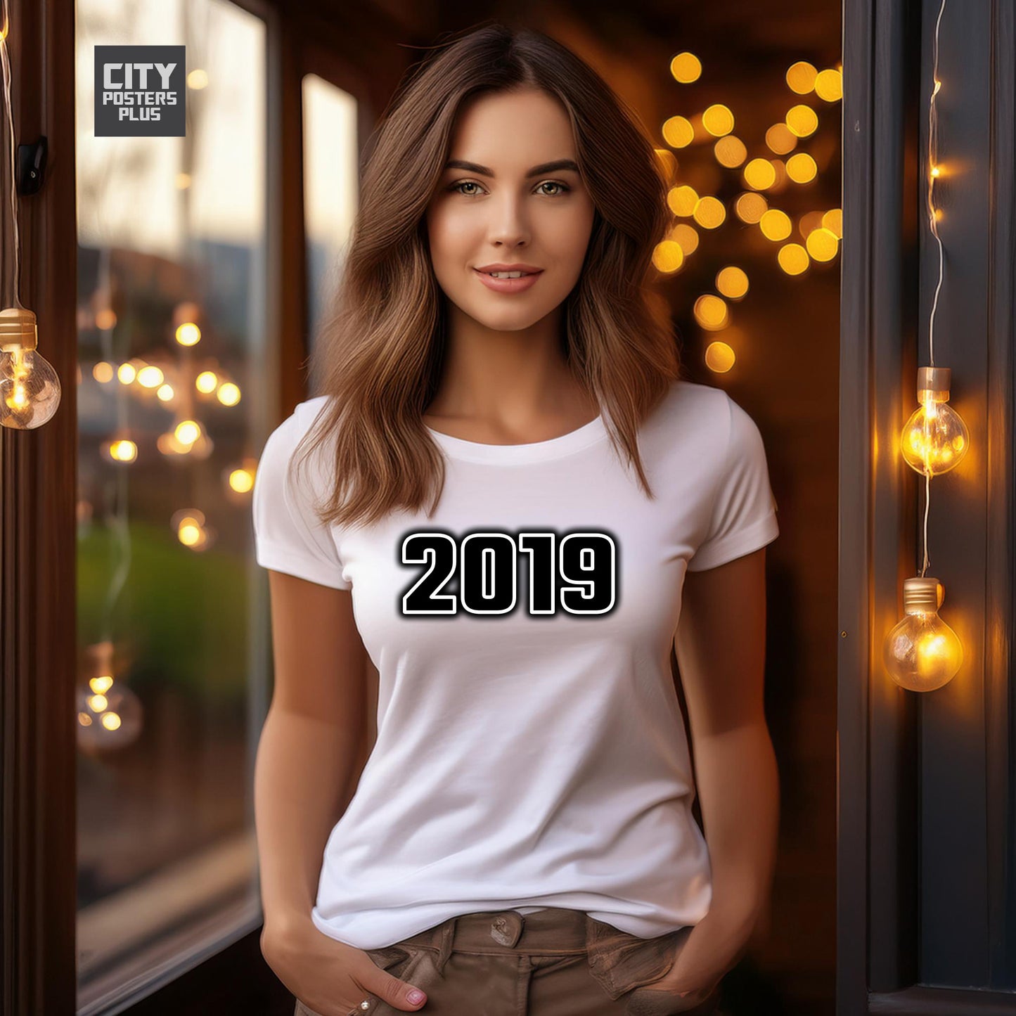 2019 Vintage Birth Year Women T-Shirt | City Posters Plus