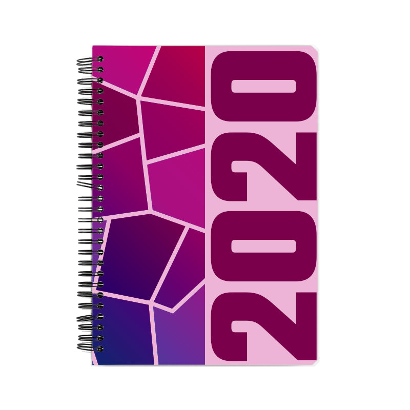 2020 Year Notebook (Light Pink, A5 Size, 100 Pages, Ruled)