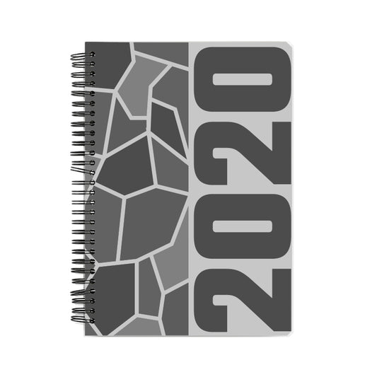 2020 Year Notebook (Melange Grey, A5 Size, 100 Pages, Ruled)