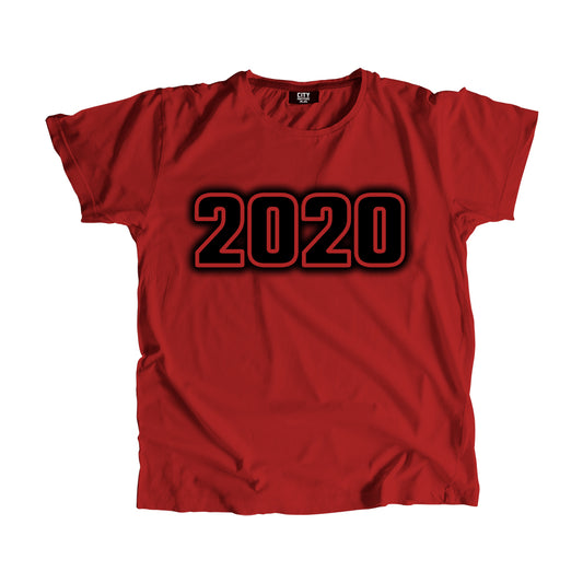 2020 Year Men Unisex T-Shirt (Red)