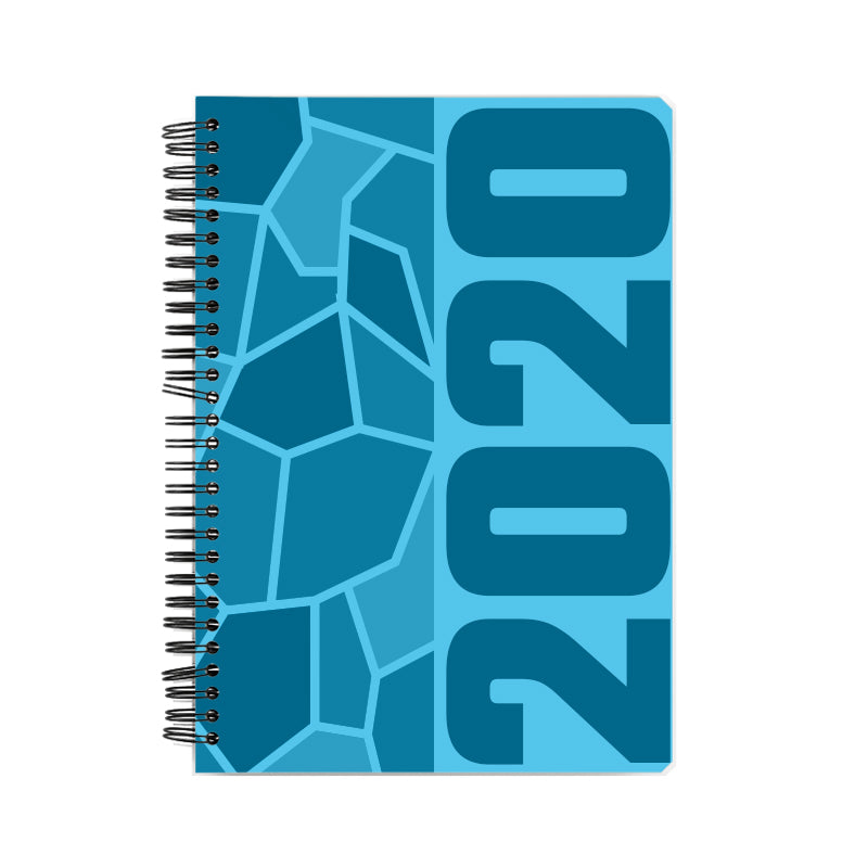 2020 Year Notebook (Sky Blue, A5 Size, 100 Pages, Ruled)