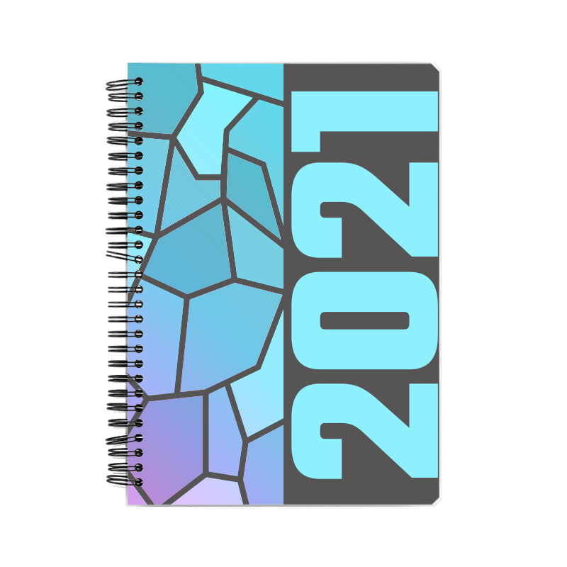 2021 Year Notebook (Charcoal Grey, A5 Size, 100 Pages, Ruled)