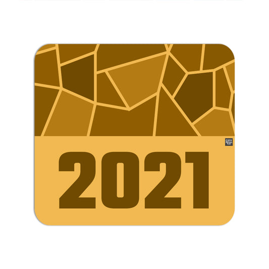 2021 Year Mousepad (Golden Yellow)