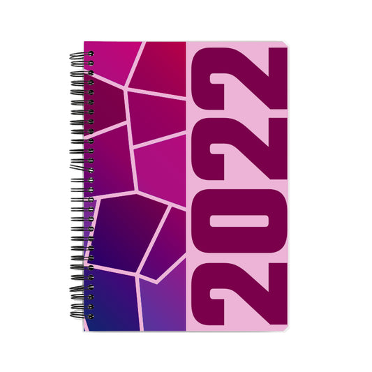 2022 Year Notebook (Light Pink, A5 Size, 100 Pages, Ruled)