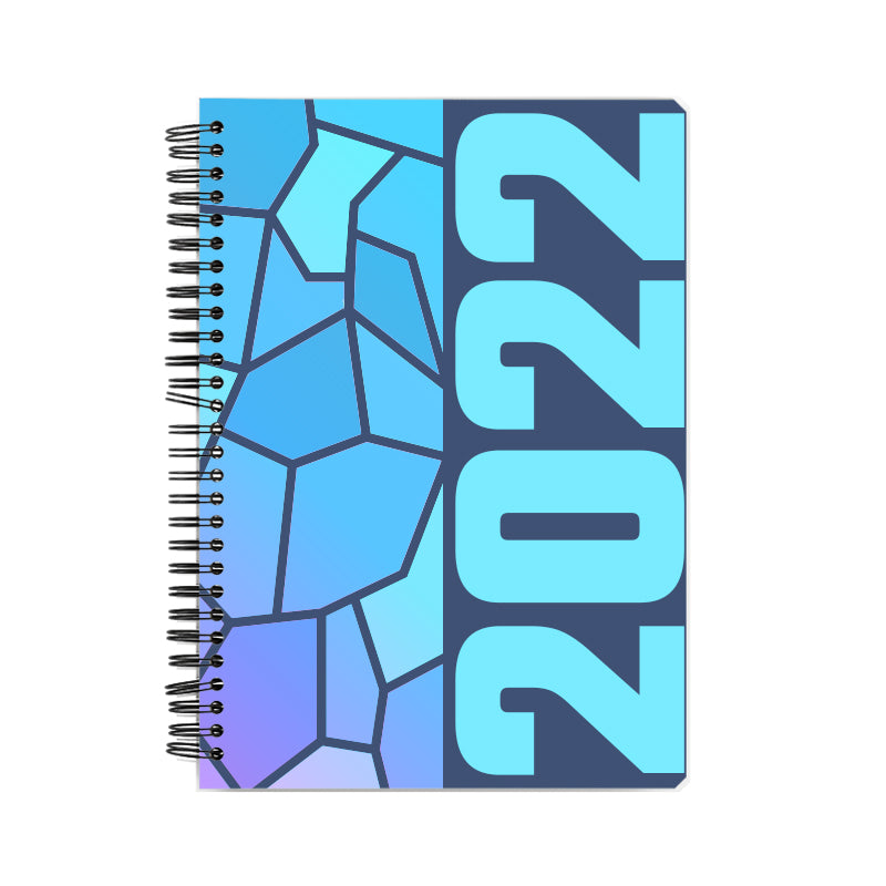 2022 Year Notebook (Navy Blue, A5 Size, 100 Pages, Ruled)