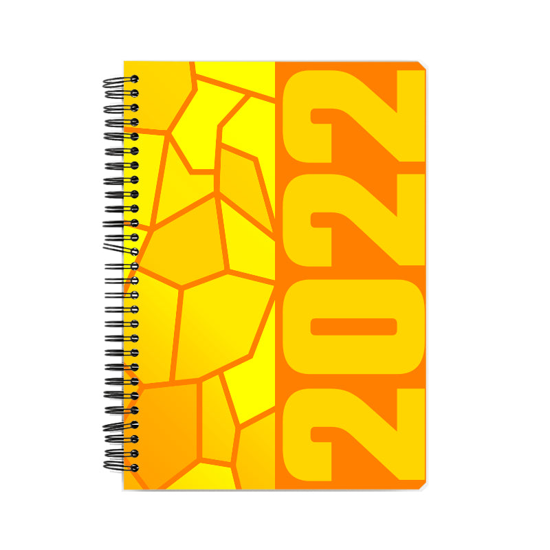 2022 Year Notebook (Orange, A5 Size, 100 Pages, Ruled)