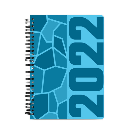 2022 Year Notebook (Sky Blue, A5 Size, 100 Pages, Ruled)