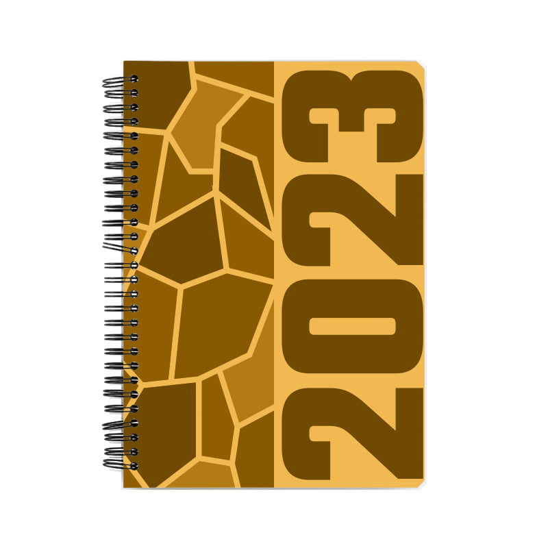 2023 Year Notebook (Golden Yellow, A5 Size, 100 Pages, Ruled)