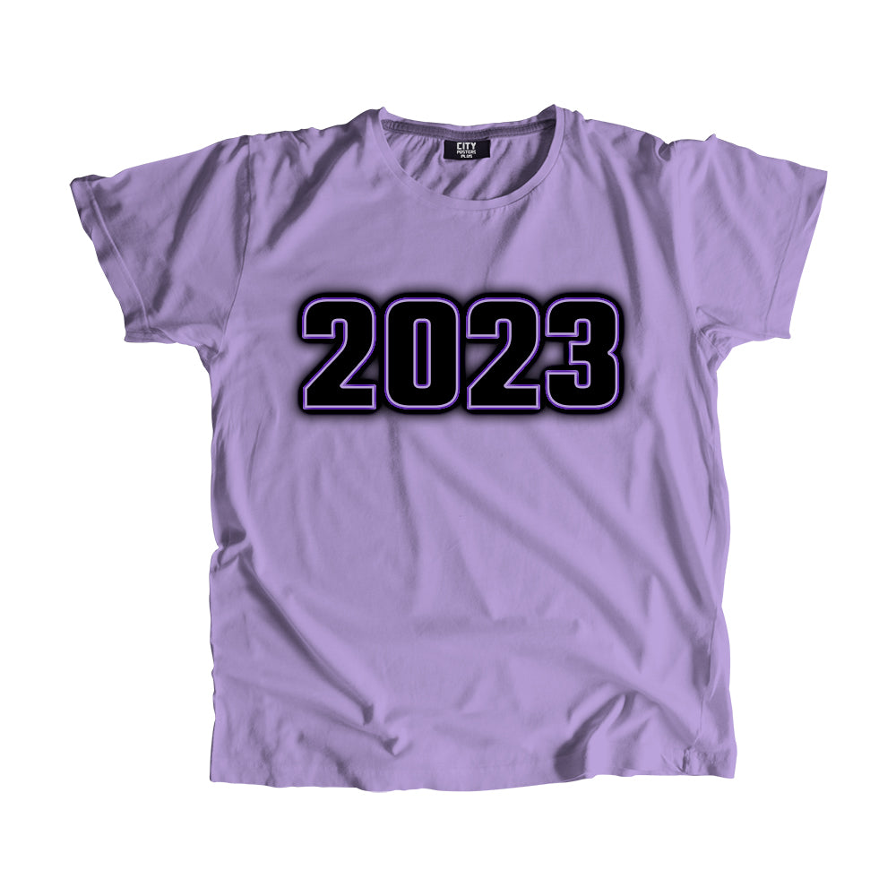 2023 Year Men Unisex T-Shirt (Iris Lavender)