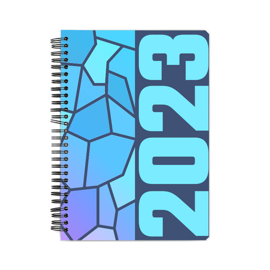 2023 Year Notebook (Navy Blue, A5 Size, 100 Pages, Ruled)