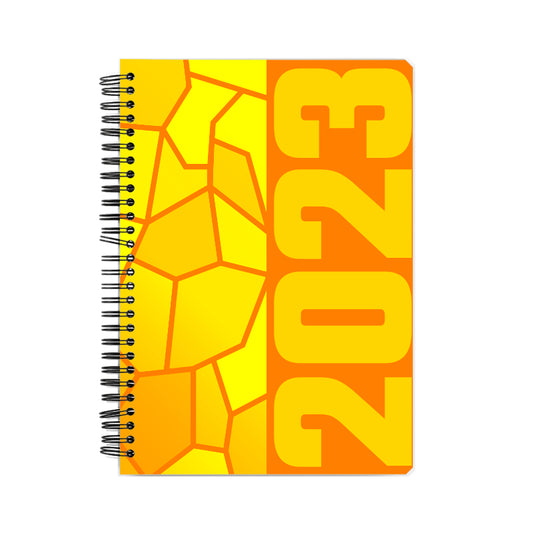 2023 Year Notebook (Orange, A5 Size, 100 Pages, Ruled)