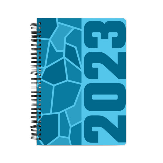 2023 Year Notebook (Sky Blue, A5 Size, 100 Pages, Ruled)