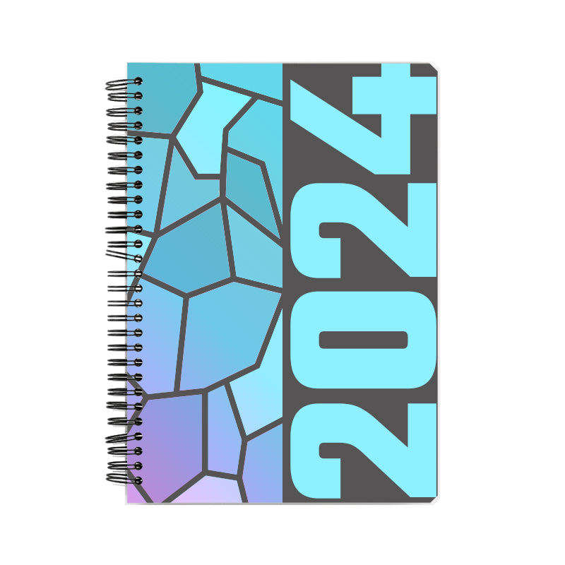 2024 Year Notebook (Charcoal Grey, A5 Size, 100 Pages, Ruled)