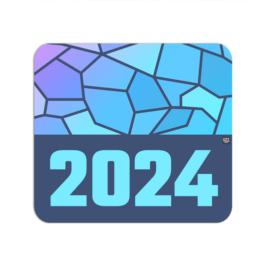 2024 Year Mousepad (Navy Blue)