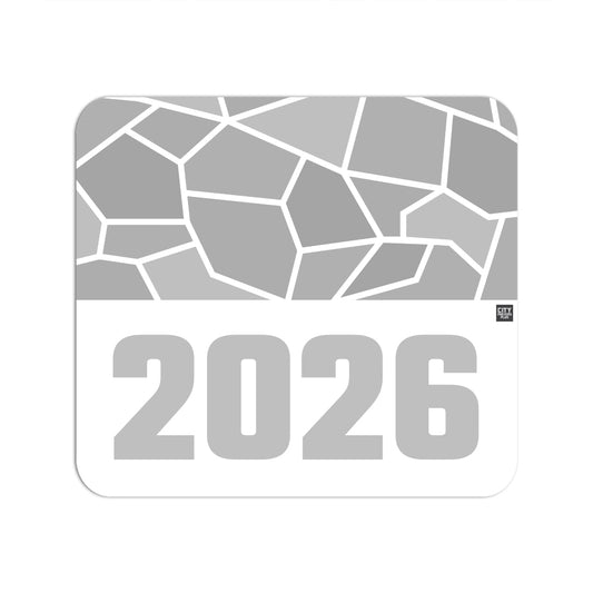 2026 Year Mousepad (White)
