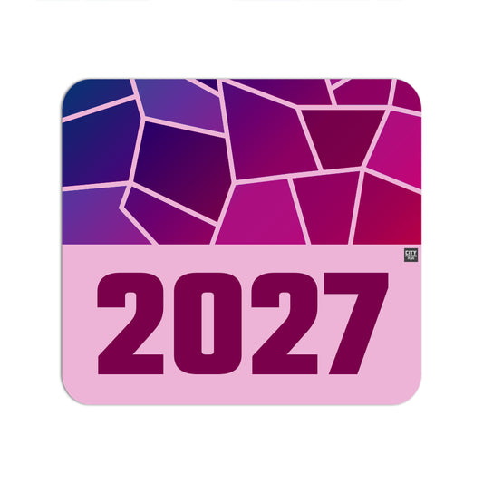2027 Year Mousepad (Light Pink)