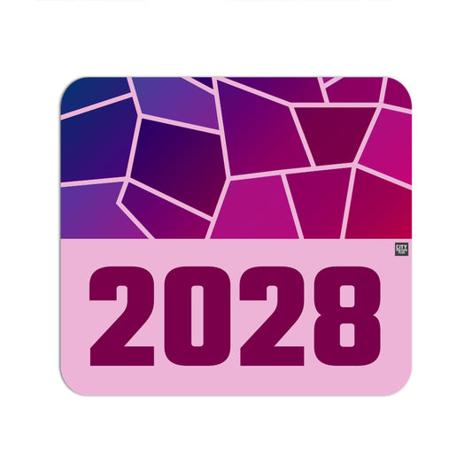 2028 Year Mousepad (Light Pink)