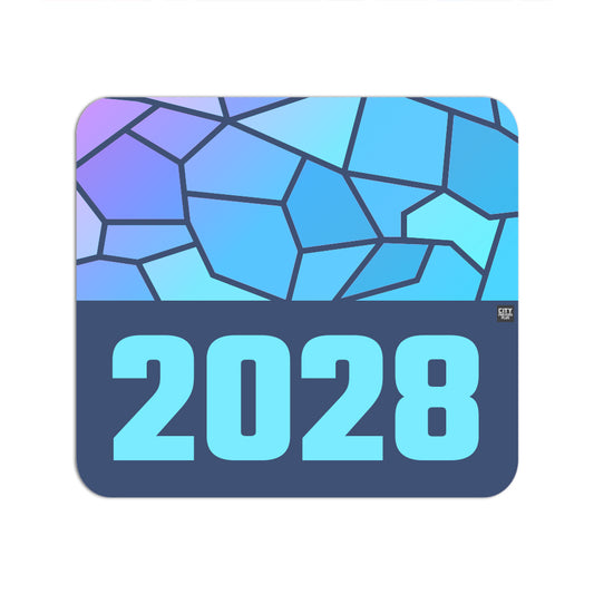 2028 Year Mousepad (Navy Blue)