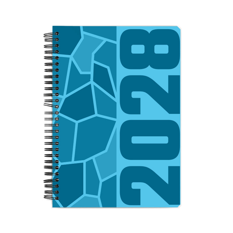 2028 Year Notebook (Sky Blue, A5 Size, 100 Pages, Ruled)