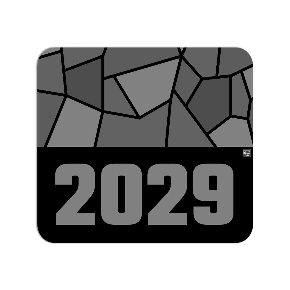 2029 Year Mousepad (Black)