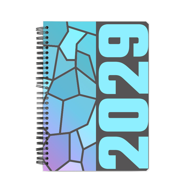 2029 Year Notebook (Charcoal Grey, A5 Size, 100 Pages, Ruled)