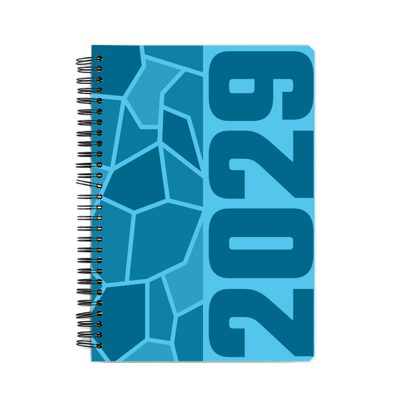 2029 Year Notebook (Sky Blue, A5 Size, 100 Pages, Ruled)