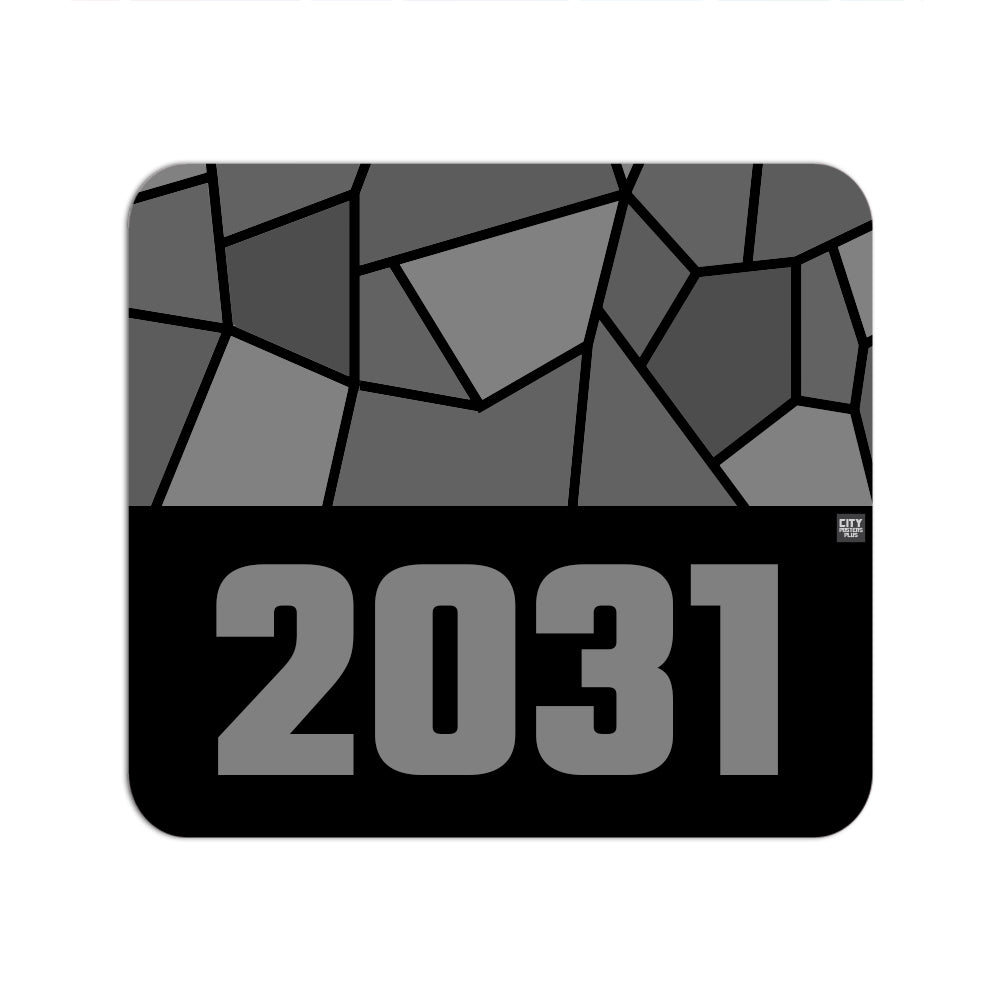 2031 Year Mousepad (Black)