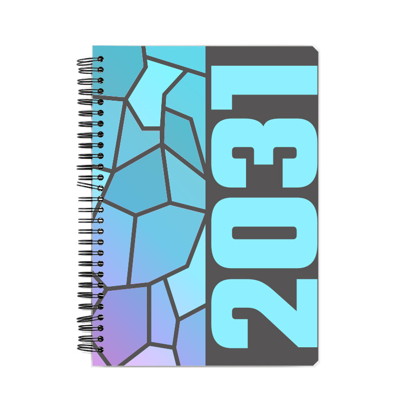 2031 Year Notebook (Charcoal Grey, A5 Size, 100 Pages, Ruled)