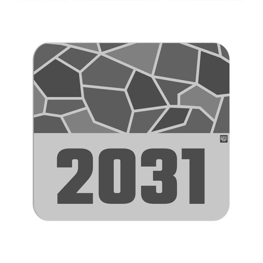 2031 Year Mousepad (Melange Grey)