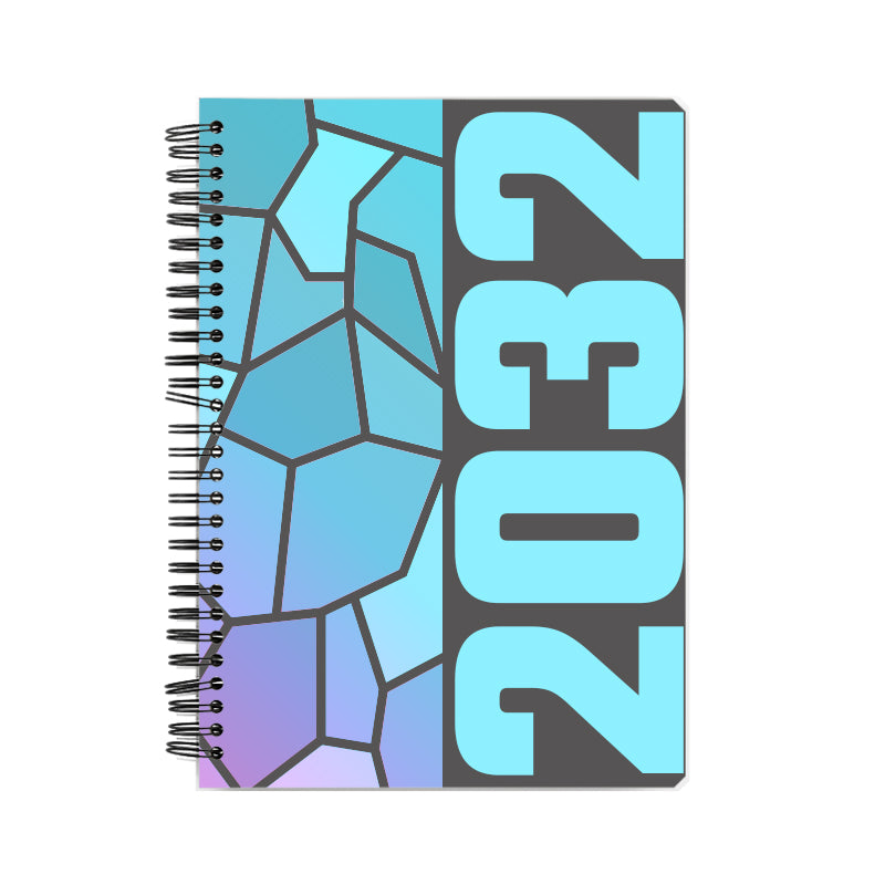 2032 Year Notebook (Charcoal Grey, A5 Size, 100 Pages, Ruled)