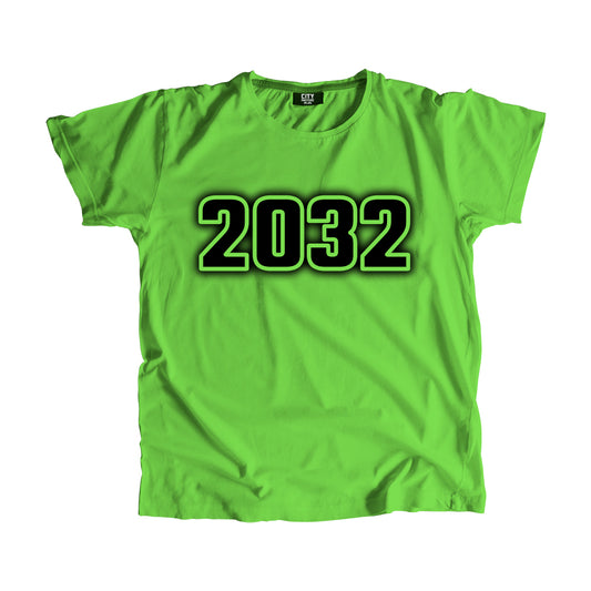 2032 Vintage Heritage Year Men Unisex T-Shirt (Liril Green)