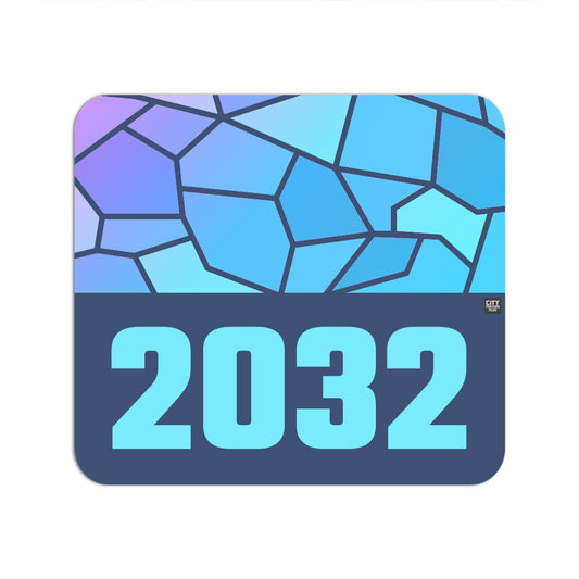 2032 Year Mousepad (Navy Blue)