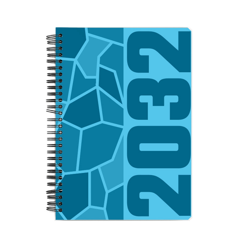 2032 Year Notebook (Sky Blue, A5 Size, 100 Pages, Ruled)