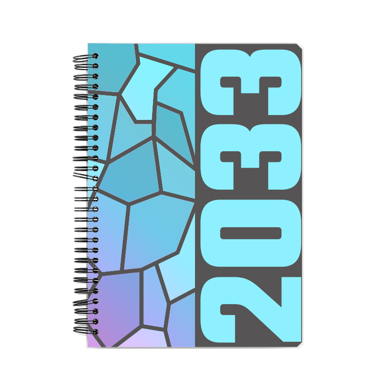 2033 Year Notebook (Charcoal Grey, A5 Size, 100 Pages, Ruled)